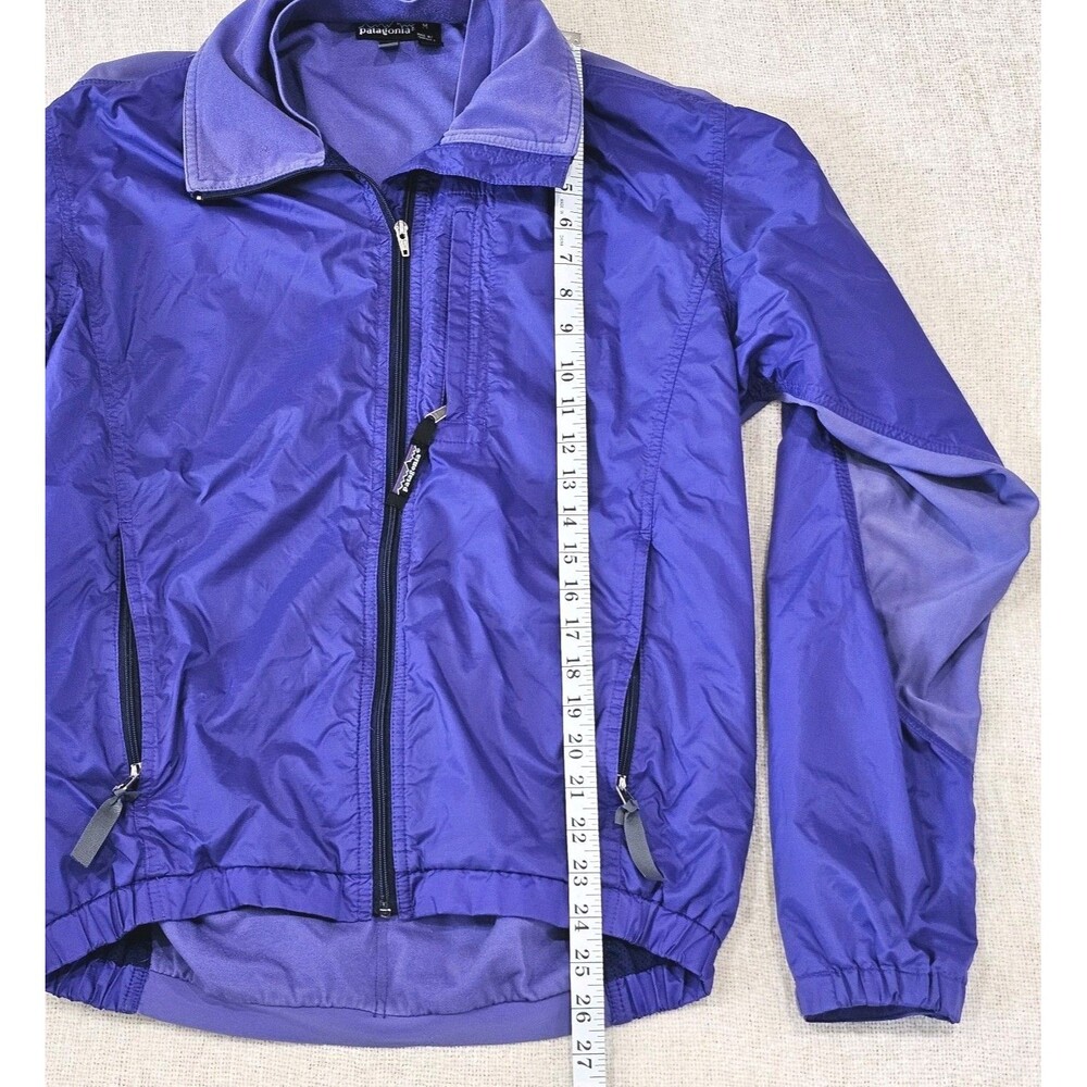 Patagonia Jacket Womens Medium Hooded Full Zip Windbreaker Outdoors Gorpcore - Picture 8 of 10